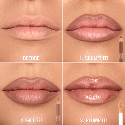 Super Nudes Sculpt, Fill + Plump Lip Kit 4