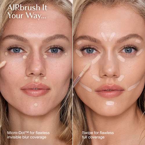 Airbrush Flawless Blur Concealer + Double-ended Concealer Brush 3